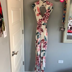 Kendall + Kylie Floral Jumpsuit Size 8